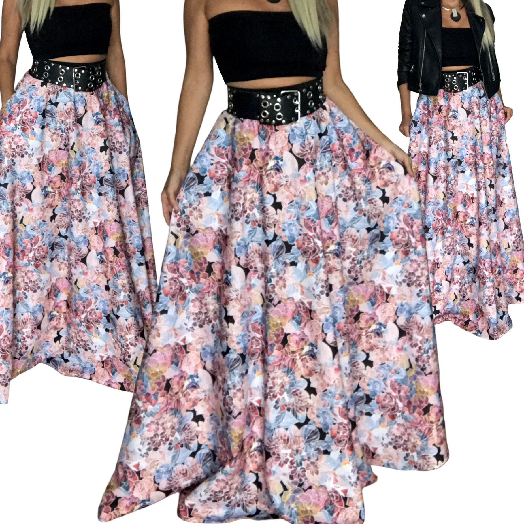 Dlouhá sukně-maxi sukně BOROS SK-L-FLW8